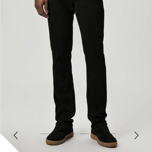 PAIGE Lennox Slim Men’s faded black Jeans